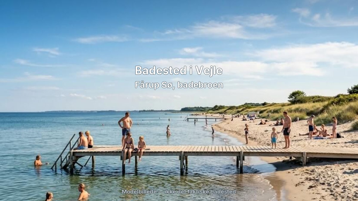 Fårup Sø, badebroen